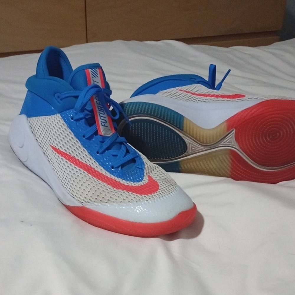 Nike Kids Blue and Red Sneakers